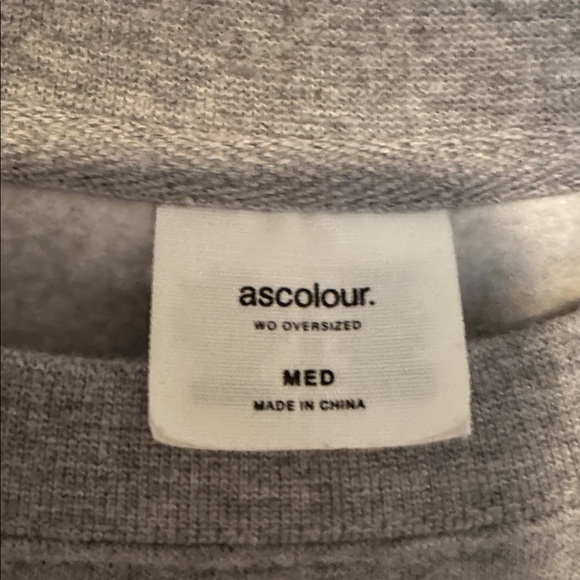 AS COLOUR Women's Oversized Crew Sweatshirt size medium - Picture 3 of 4